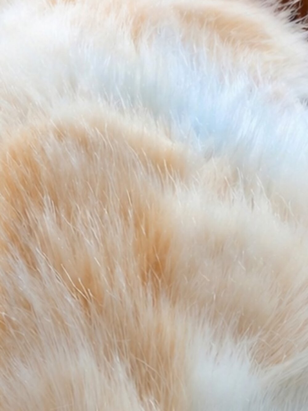 NWOT Luxe Faux Fur Stole 6” x 63” Neutral Tones Soft Modacrylic Wrap Elegant - Picture 3 of 9